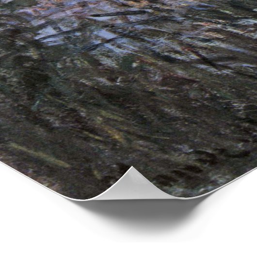 Marien Uitzicht met een zonsondergang van Claude M Poster (Hoek)