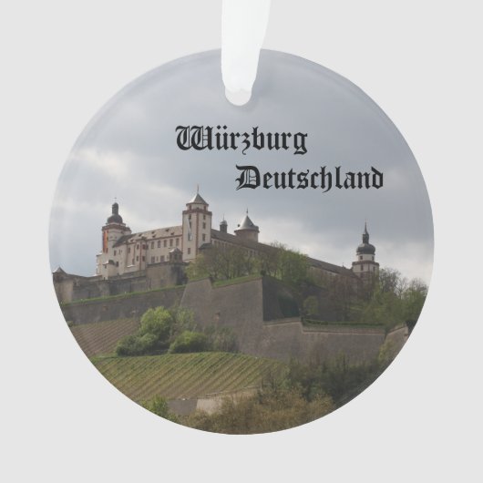 Marienberg Fortress in Würzburg Ornament (voorkant)