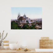 Mariendom Erfurt Poster (Keuken)