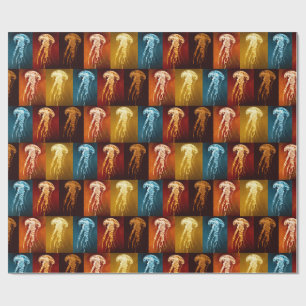 Mariene aquarel vintage elegante kwal cadeaupapier