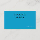 Mariene aquariumkaarten visitekaartje (Achterkant)