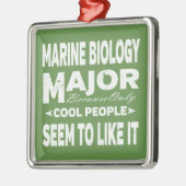 Mariene Biologie College Majoor Entle Mensen Metalen Ornament (Links)