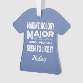 Mariene Biologie College Majoor Entle Mensen Ornament (voorkant)