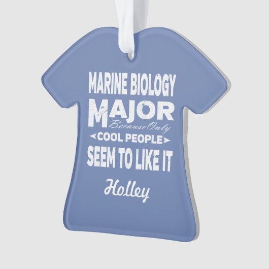 Mariene Biologie College Majoor Entle Mensen Ornament (voorkant)