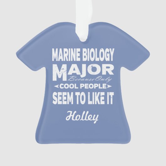 Mariene Biologie College Majoor Entle Mensen Ornament (voorkant)