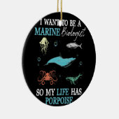Mariene biologie wil mariene bioloog worden keramisch ornament (Rechts)