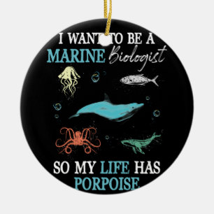 Mariene biologie wil mariene bioloog worden keramisch ornament