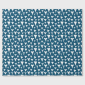 Mariene bioloog haaienliefhebber Witte haaientande Cadeaupapier (Vlak)