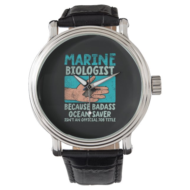 Mariene bioloog horloge (Voorkant)