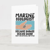 Mariene bioloog kaart (Voorkant)