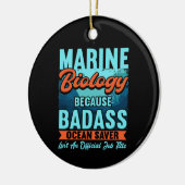 Mariene bioloog keramisch ornament (Links)