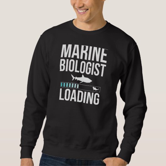 Mariene bioloog Loading Marine Biology Trui (Voorkant)