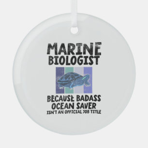 Mariene bioloog Mariene Biologie Glas Ornament