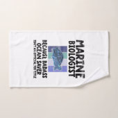 Mariene bioloog Mariene Biologie Handdoek (Handdoek)