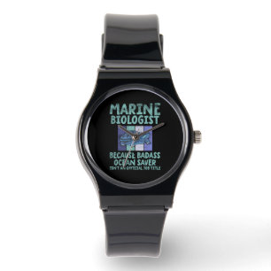Mariene bioloog Mariene Biologie Horloge
