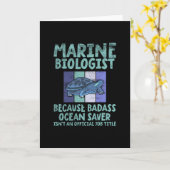 Mariene bioloog Mariene Biologie Kaart (Gele Bloem)