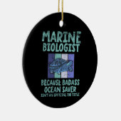Mariene bioloog Mariene Biologie Keramisch Ornament (Rechts)