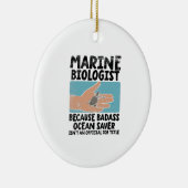 Mariene bioloog Mariene Biologie Keramisch Ornament (Rechts)