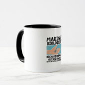 Mariene bioloog Mariene Biologie Mok (Voorkant links)