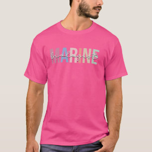 Mariene bioloog Mariene biologie Oceaan Student Oc T-shirt