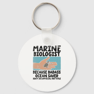 Mariene bioloog Mariene biologie Sleutelhanger