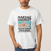 Mariene bioloog Mariene Biologie T-shirt (Voorkant)