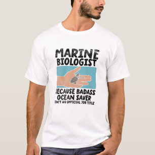 Mariene bioloog Mariene Biologie T-shirt