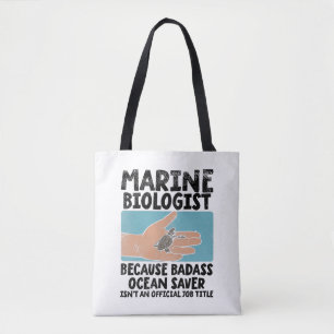 Mariene bioloog Mariene Biologie Tote Bag