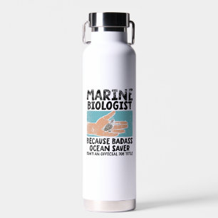 Mariene bioloog Mariene biologie Waterfles
