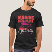 Mariene bioloog O Fish Ally Nailing It Ocean Stud T-shirt (Voorkant)