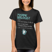 Mariene bioloog Shark Science Ocean Zee Animal T-shirt (Voorkant)