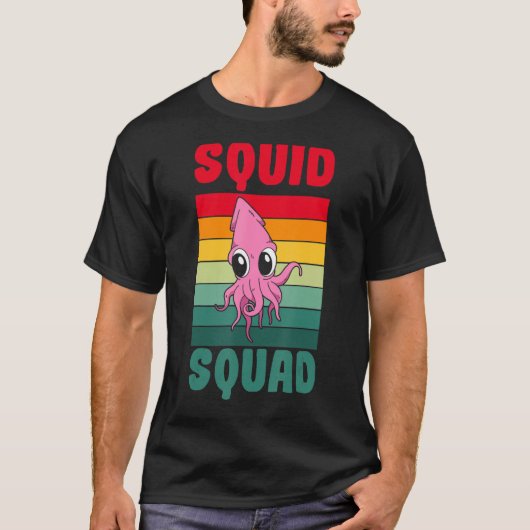 Mariene bioloog SQUID SQUAD Ocean Biology T-shirt (Voorkant)