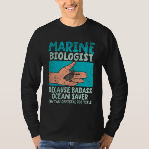 Mariene bioloog t-shirt