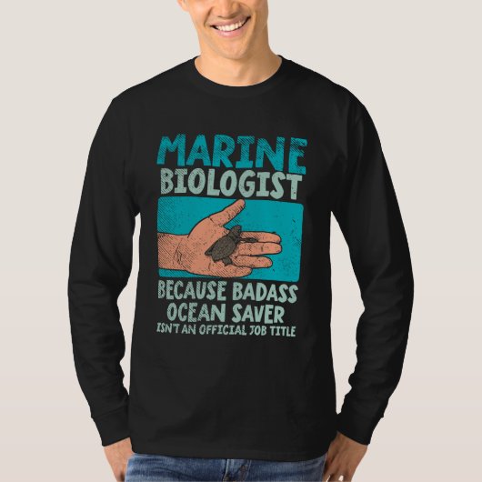Mariene bioloog t-shirt (Voorkant)