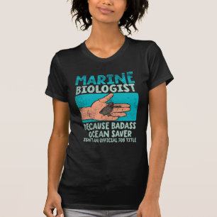 Mariene bioloog t-shirt