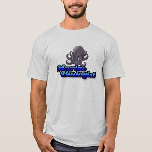 Mariene bioloog Tshirt (Voorkant)