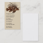 Mariene bioloog Visitekaartjes (Voorkant / Achterkant)