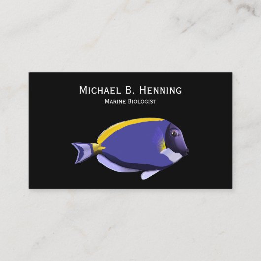 Mariene bioloog Visitekaartjes (Voorkant)