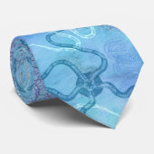 Mariene bioloog waterdieren, strand House Stropdas (Opgerold)