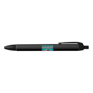 Mariene bioloog zwarte inkt pen