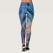 Mariene bloem leggings (Achterkant)