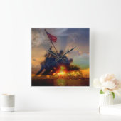 mariene clock vierkante klok (Huis)