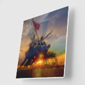 mariene clock vierkante klok (Hoek)