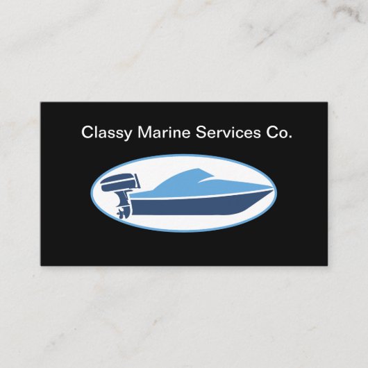Mariene diensten Nautische Visitekaartjes (Voorkant)