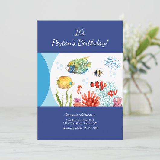 Mariene Dieren Verjaardagsfeest Kaart (Staand voorkant)