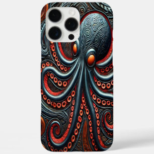 Mariene elegant: Levendig octopusontwerp iPhone 16 Pro Max Hoesje