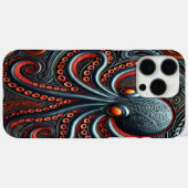 Mariene elegantie: levendig octopusontwerp Case-Mate iPhone case (Achterkant (horizontaal))