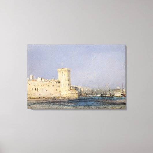 Mariene Fortress, 19e eeuw Canvas Afdruk (Voorkant)