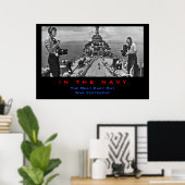 Mariene foto's op het werk poster (Thuiskantoor)