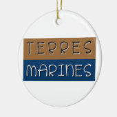 Mariene gronden keramisch ornament (Links)